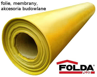 Folia paroizolacyjna żółta 0,20mm - 2m x 50m