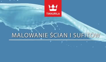 Malowanie ścian i sufitów farbami Tikkurila