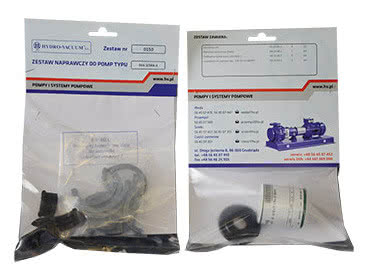 Zestawy naprawcze do pomp SK, SM, OPA Hydro-Vacuum