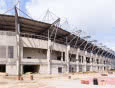 Dach nowego stadionu Widzewa Łódź zamontowany