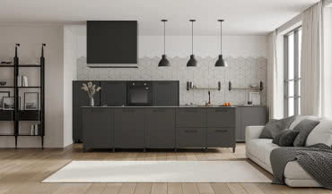 Antracyt – kolor, który dodaje wnętrzom charakteru