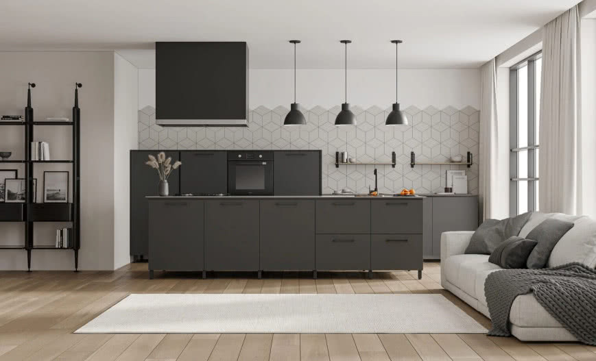 Antracyt – kolor, który dodaje wnętrzom charakteru