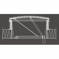 Klapa dymowa DYMKLAP - V 