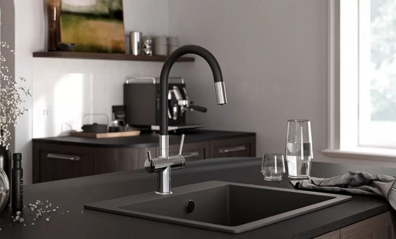 Bateria kuchenna FILTRATA – filtrowana woda bez dodatkowych kraników