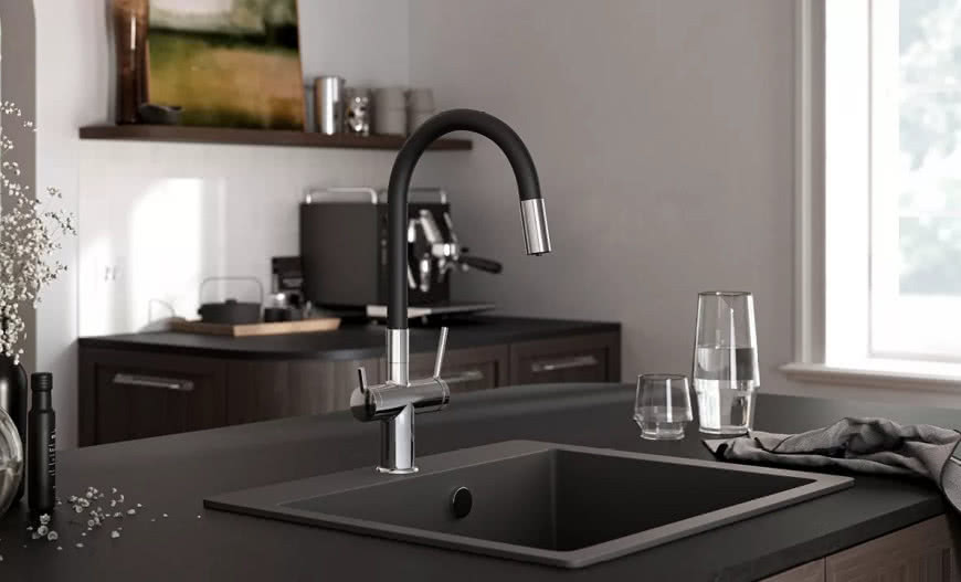 Bateria kuchenna FILTRATA – filtrowana woda bez dodatkowych kraników