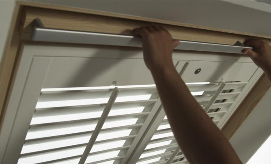 Okiennice wewnętrzne do okien dachowych