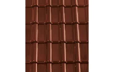 Nowość! Dachówka glazurowana TITANIA FINESSE w kolorze kasztanowym marki Creaton