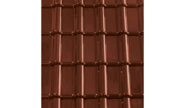 Nowość! Dachówka glazurowana TITANIA FINESSE w kolorze kasztanowym marki Creaton