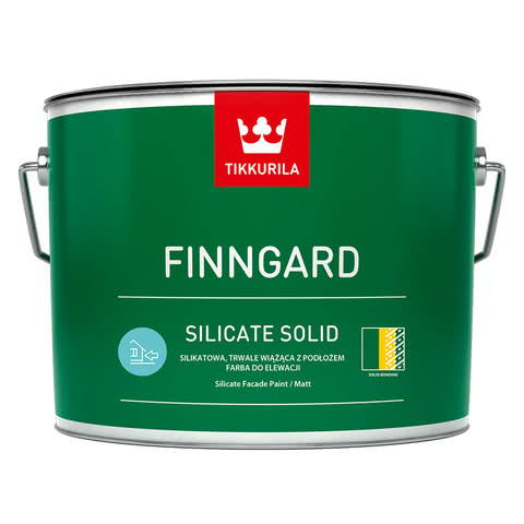 Elewacyjna farba silikatowa Tikkurila Finngard Silicate Solid