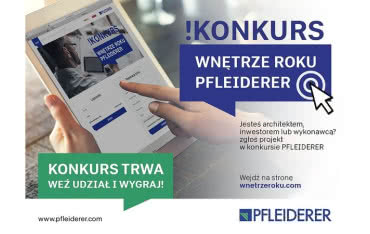 Konkurs Pfleiderer na najlepiej zaprojektowaną przestrzeń użytkową