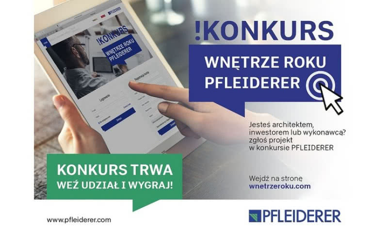 Konkurs Pfleiderer na najlepiej zaprojektowaną przestrzeń użytkową