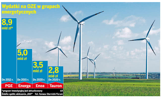 Liderzy produkcji zielonej energii w Polsce