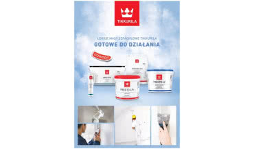 Nowa linia mas szpachlowych Tikkurila Presto