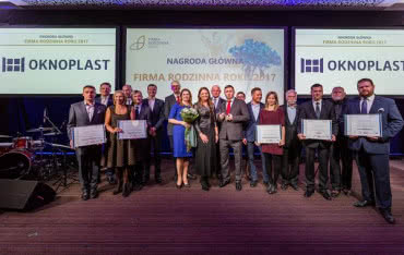 OKNOPLAST zwycięzcą konkursu Firma Rodzinna Roku 2017