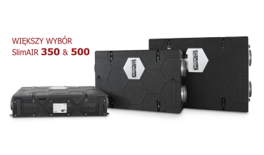 Nowe modele rekuperatorów z serii SlimAIR od ALNOR