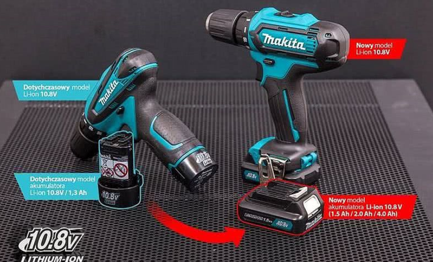 Makita oferuje nowy system akumulatorów LI-ON 10,8 V