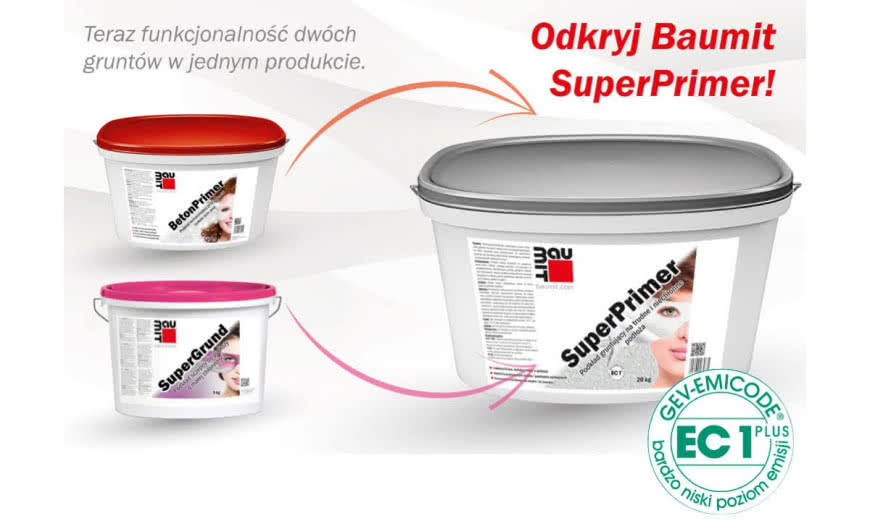 SuperPrimier - grunt do zadań specjalnych od firmy Baumit!