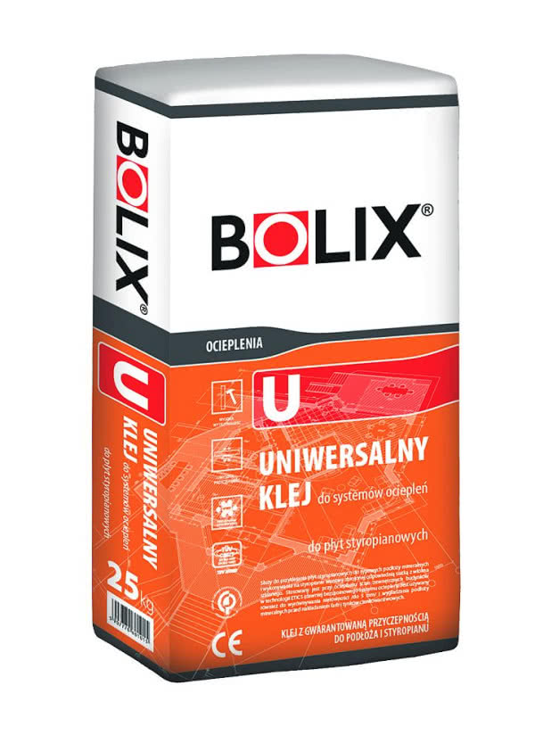 Klej do systemów ociepleń na styropianie Bolix U