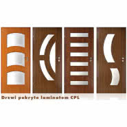 Drzwi pokryte laminatem CPL