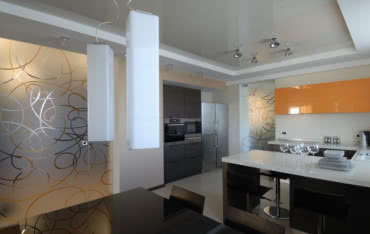 Designerskie wykończenie sufitu