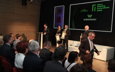 Spółka WIŚNIOWSKI uhonorowana tytułem "Filarów Polskiej Gospodarki 2012"