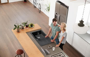 Elastyczna wylewka baterii zlewozmywakowej - ZUMBA 