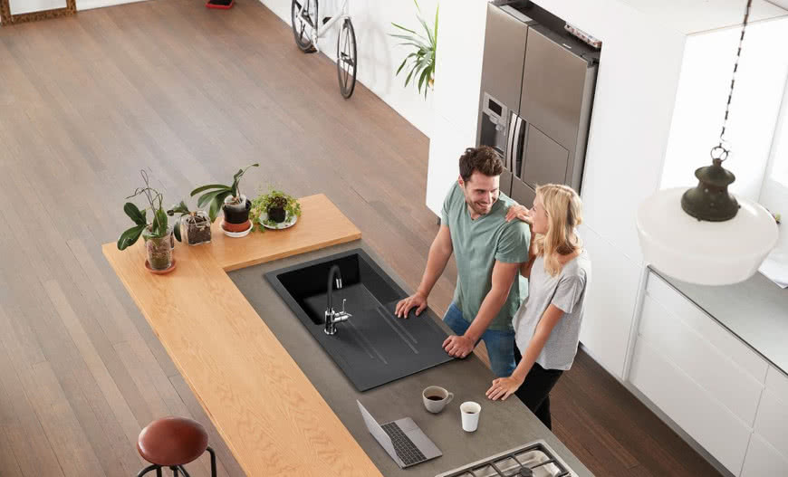 Elastyczna wylewka baterii zlewozmywakowej - ZUMBA 