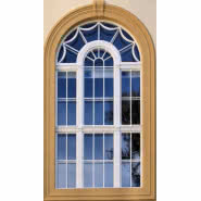 Okna drewniane stylizowane