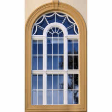 Okna drewniane stylizowane