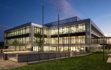 Tekstylne fasady Schüco FACID w budynku amerykańskiej firmy Agilent