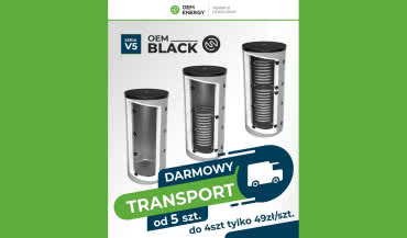 Wakacyjna promocja B2B na zbiorniki OEM V5. Transport gratis już od 5 sztuk
