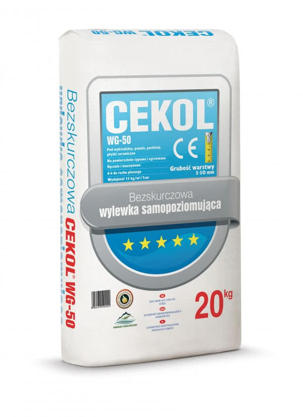 Wylewka samopoziomująca Cekol WG-50