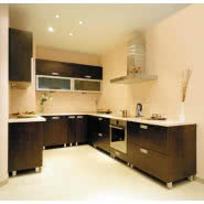 Dębowy fornir w kuchni