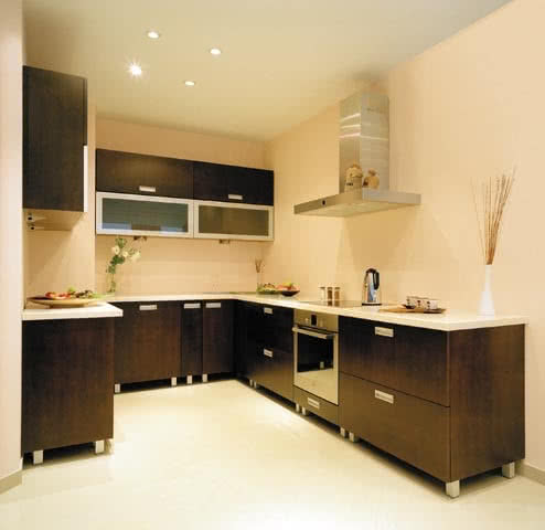 Dębowy fornir w kuchni