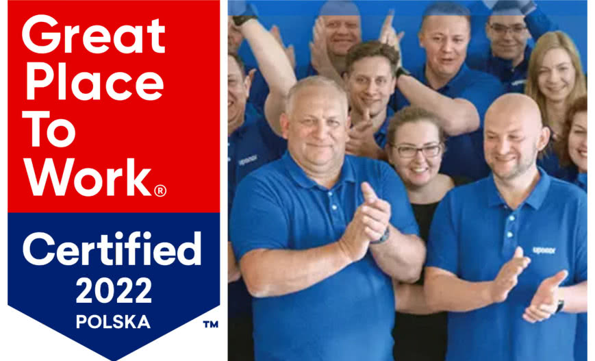 Uponor z certyfikatem Great Place to Work