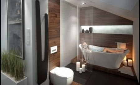 Drewniane podłogi firmy DLH propozycją do łazienki