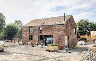 Okna dachowe Keylite w domu skandynawskim