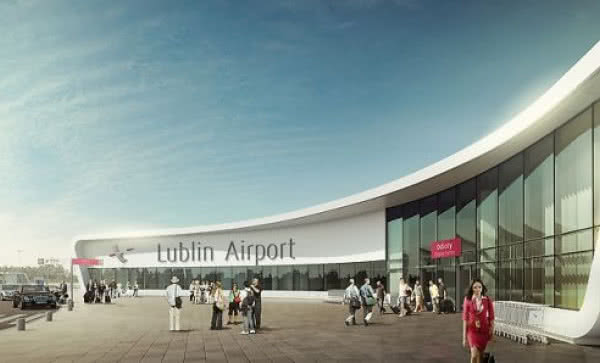 Terminal Portu Lotniczego Lublin zadaszony
