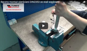 Jak prawidłowo montować pierścień DIN 2353?