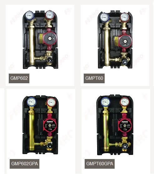 Podzespoły grup mieszających