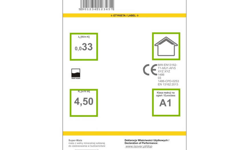 Wybierasz materiały izolacyjne? Zapoznaj się z etykietą! 