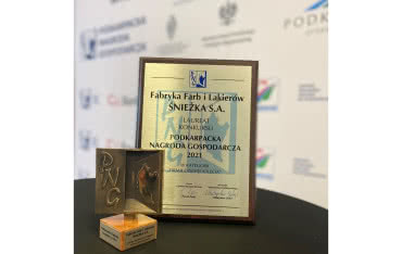Śnieżka laureatem Podkarpackiej Nagrody Gospodarczej 2021