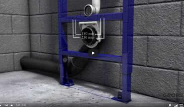 GROHE - montaż stelaża Rapid SL 