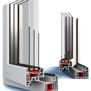 Okna z PVC Ideal 8000