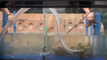 Test pompy z rozdrabniaczem ZWQ 1500