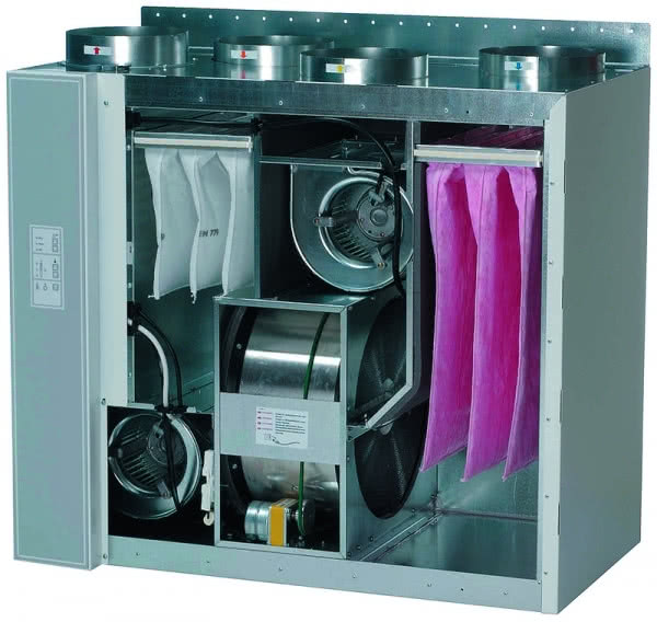 Rekuperatory typ: VX 400/700 E/EV, VR 400/700