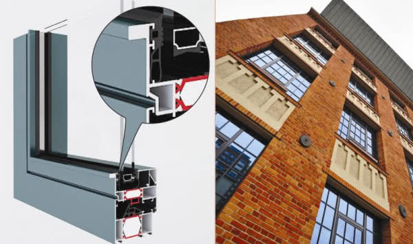 System TM 74 1.0 Industrial do wykonywania stałych oraz otwieranych okien