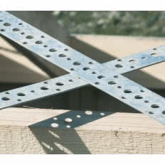 Stężenia wiatrowe, taśmy perforowane