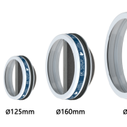 Motylkowe przeciwpożarowe klapy odcinające Lindab FBC