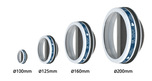 Motylkowe przeciwpożarowe klapy odcinające Lindab FBC